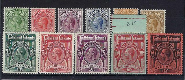 Image of Falkland Islands SG 60/9 UMM British Commonwealth Stamp
